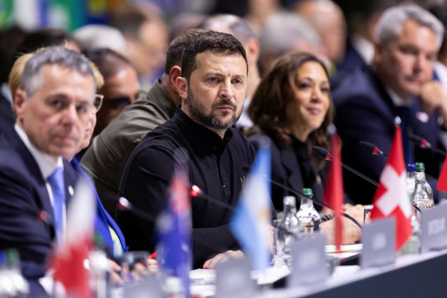 Ukraine summit strives for broad consensus to lean on Russia to end war