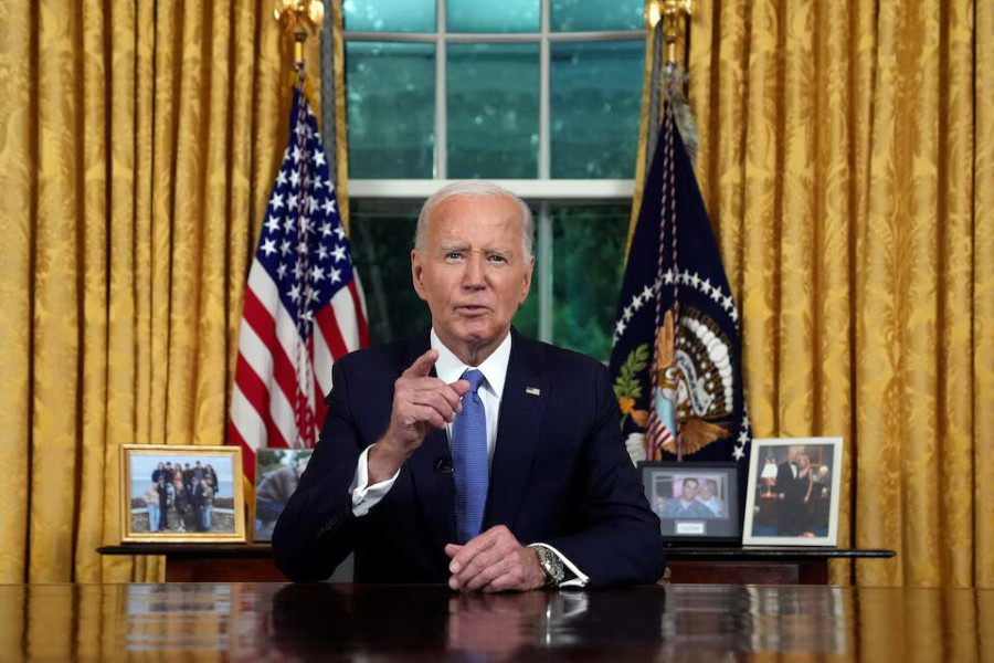 Biden says he’s ‘passing the torch’ in speech from Oval office