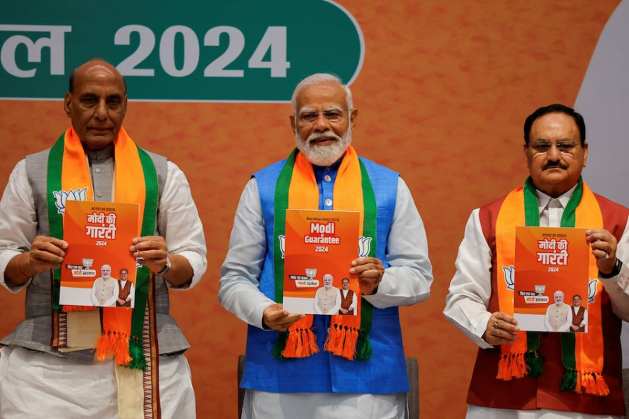 India’s Modi promises jobs, infrastructure if BJP wins third term