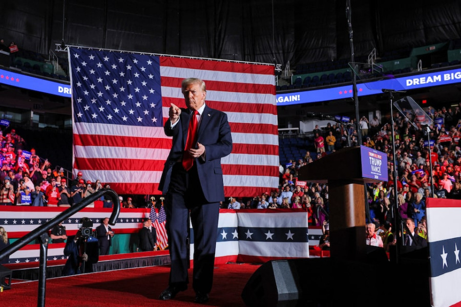 Harris campaigns in Michigan, Trump hits eastern battleground states