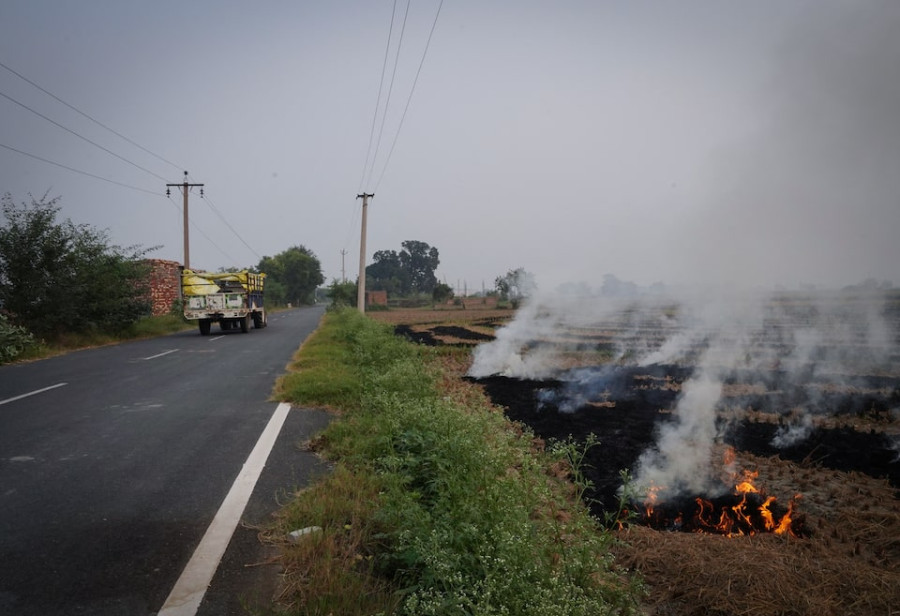 India, Pakistan arrest farmers for burning crop waste as pollution rises