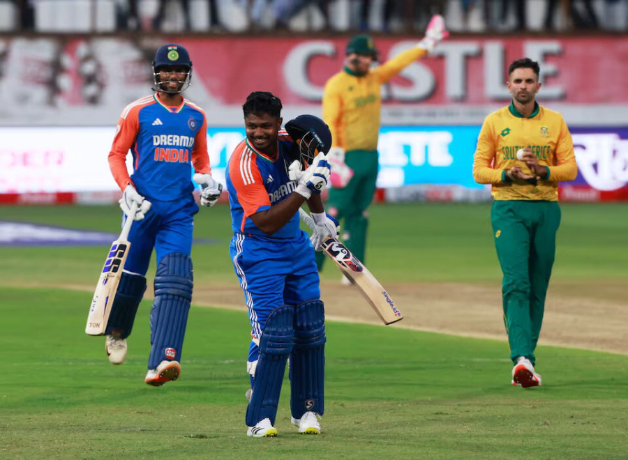 Samson century lifts India to T20 victory over South Africa