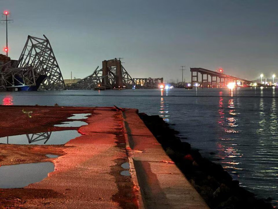 Baltimore’s Key Bridge collapses after ship crash, officials say