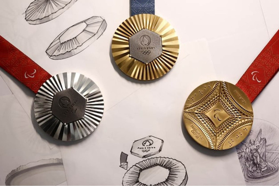 United States top medals table at end of Paris Olympics