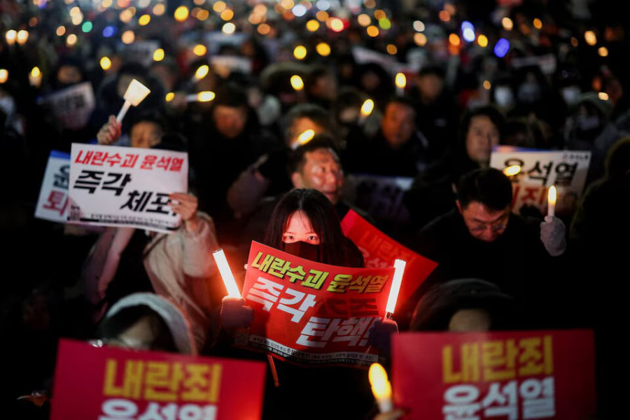 South Korea’s President Yoon must be suspended, his party leader says