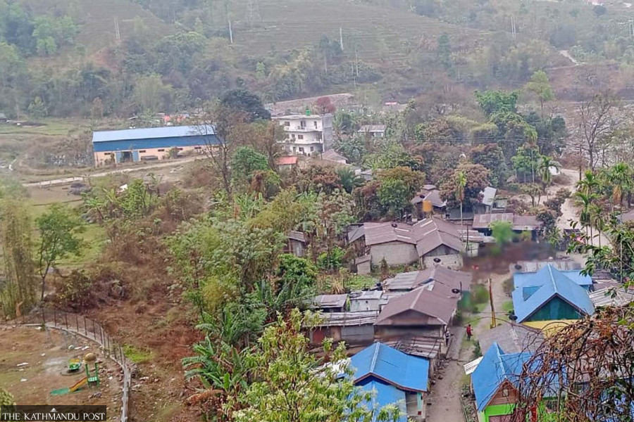 Maikhola river swallows entire settlement in Rajduwali, Ilam
