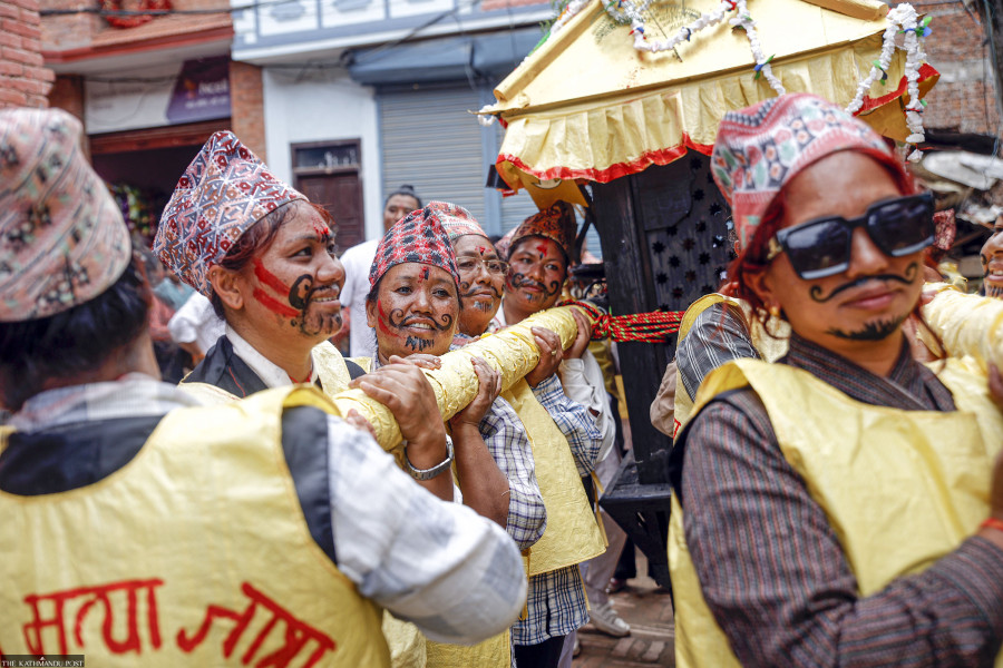 Thecho’s Newa community celebrates Mataya Jatra with tradition and satire