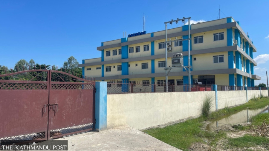 Hospital building remains unused a year and a half after completion