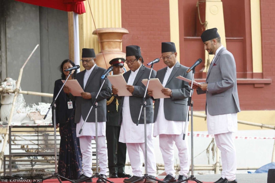 PM Karki inducts four more ministers