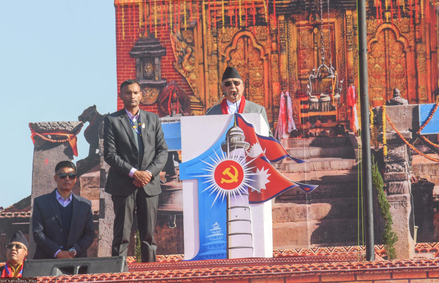 Oli breathes fire as UML opens its general convention