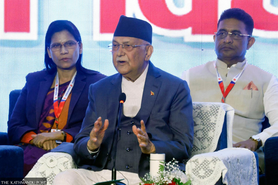 Oli stamps his authority at UML statute convention