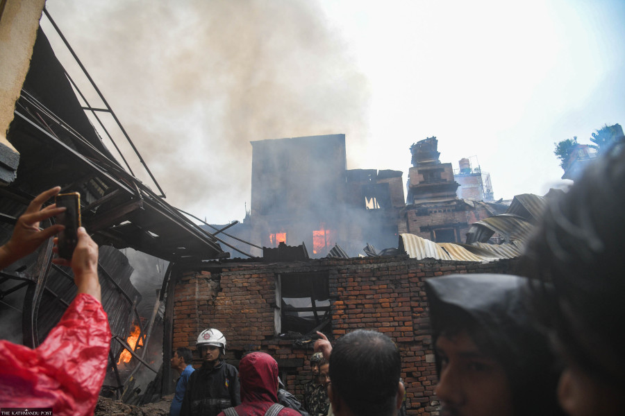 House fire near Bhimsensthan brought under control