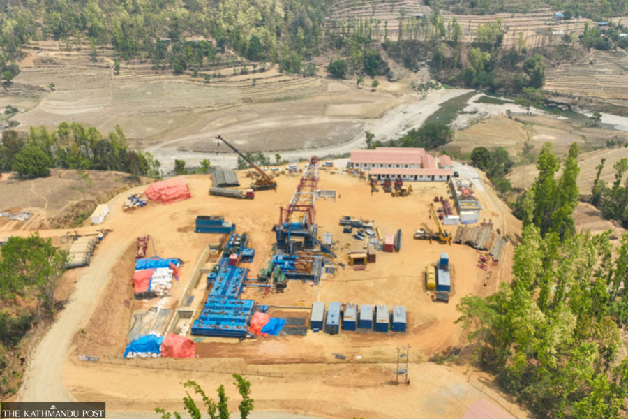 Samples extracted for petroleum exploration in western Nepal