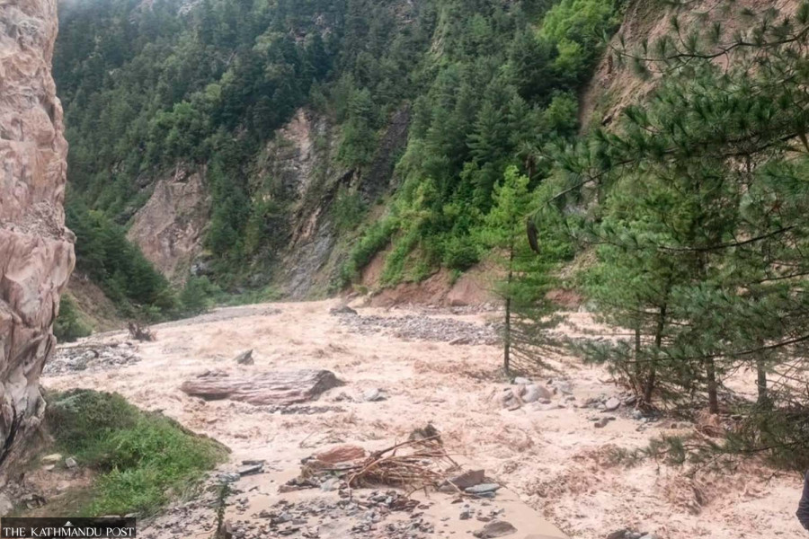 Flood washes away road, wooden bridges in Darchula