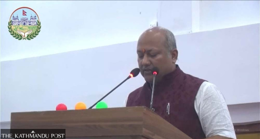 Madhesh chief minister Singh resigns