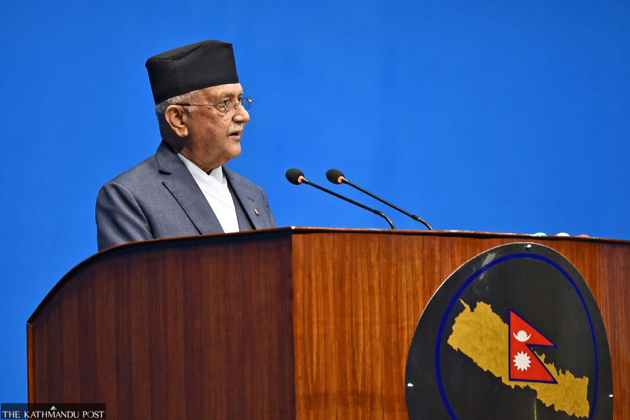 Oli defends government with ‘rosy’ achievements