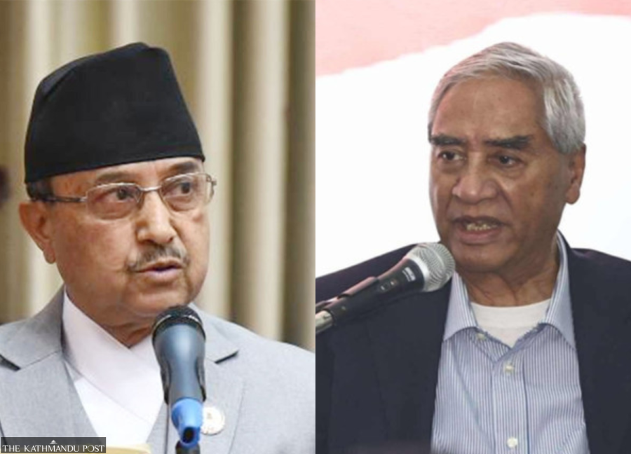 Deuba assigns Khadka as acting Nepali Congress president