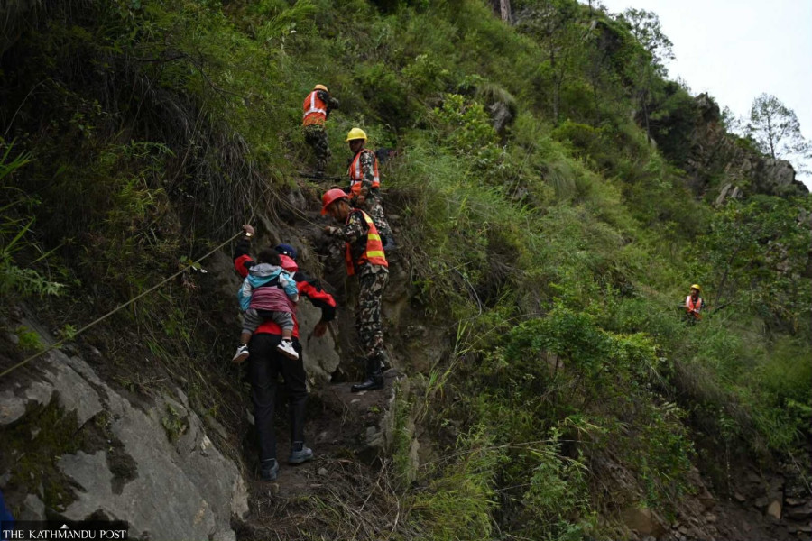 Supraglacial lake outburst in Tibet caused Bhotekoshi flooding