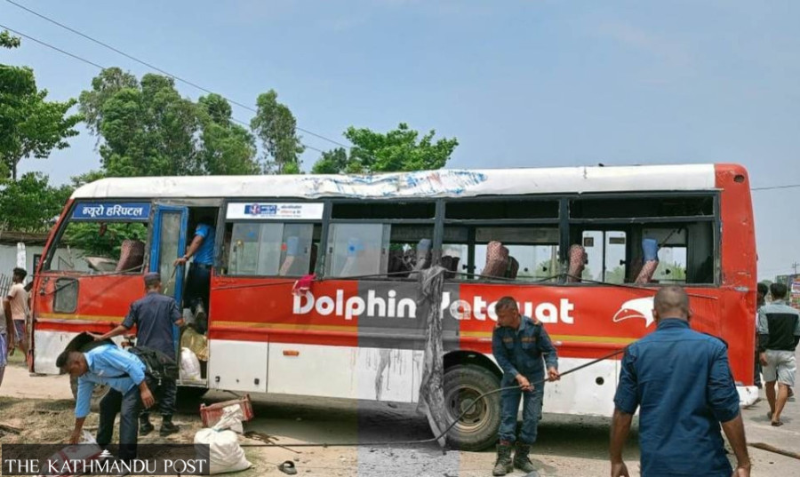 Death toll in Saptari bus accident rises to three