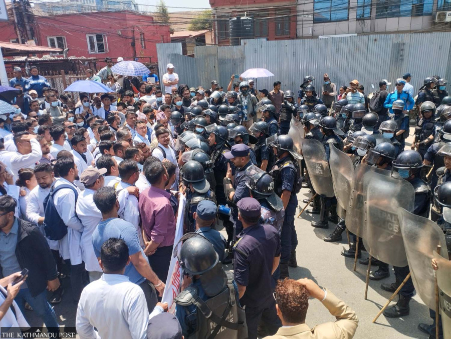 Doctors across Nepal shunning non-emergency services today