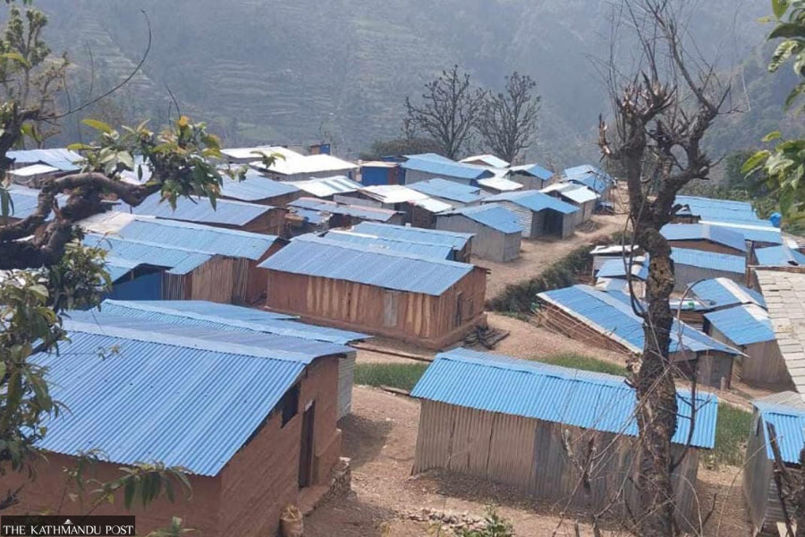 Jajarkot quake-displaced still stuck in temporary shelters