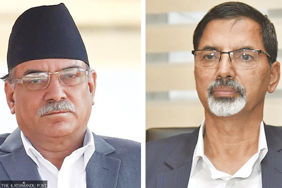 Maoists side with Chairman Dahal, put pressure on Sharma to apologise