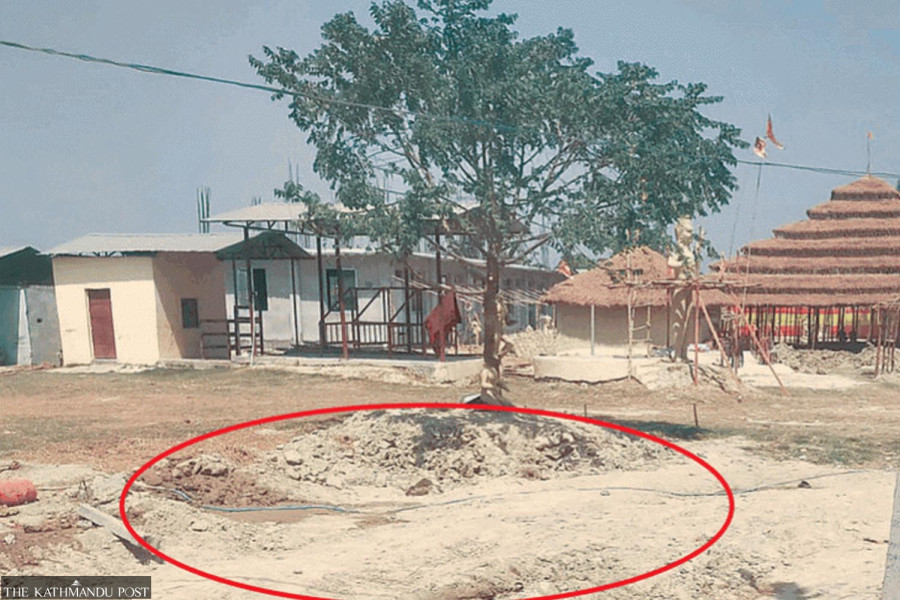 Dalit’s house demolished, family displaced for Mahayagya ritual in Siraha