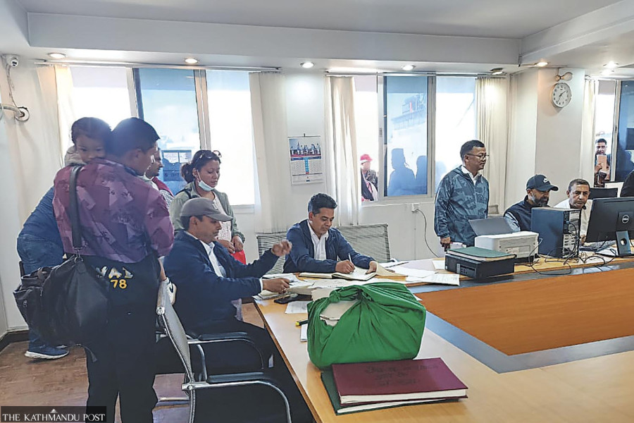 Fire-ravaged Kalanki Land Revenue Office reopens, services hit by crowds and limited resources