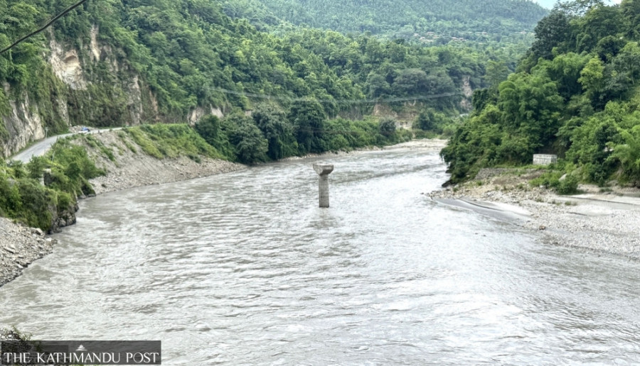 Bridge connecting Gulmi and Syangja left incomplete 12 years after construction began