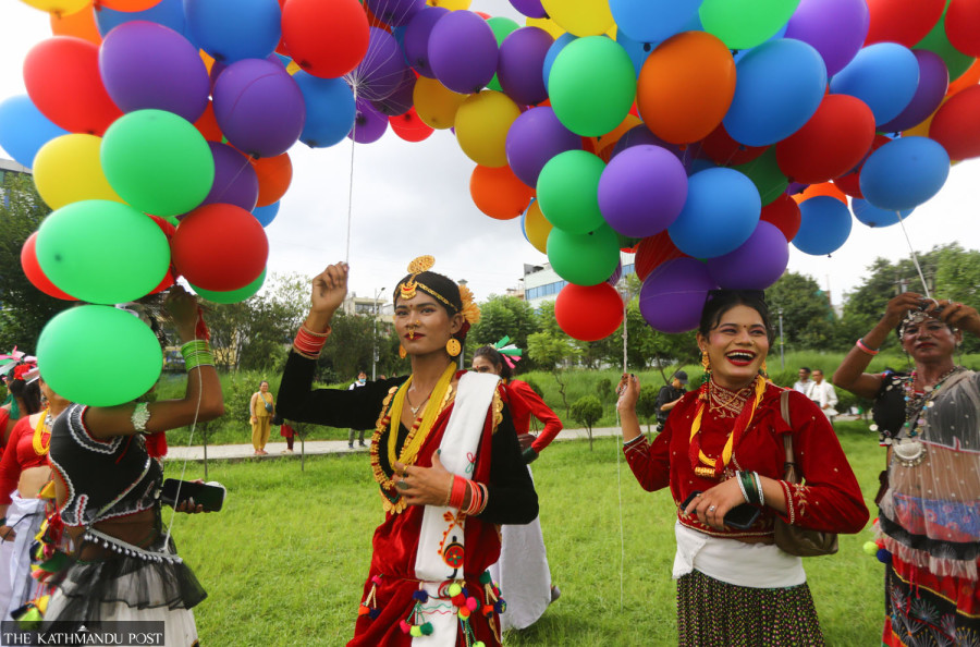 Queer community takes out Pride march on Gaijatra