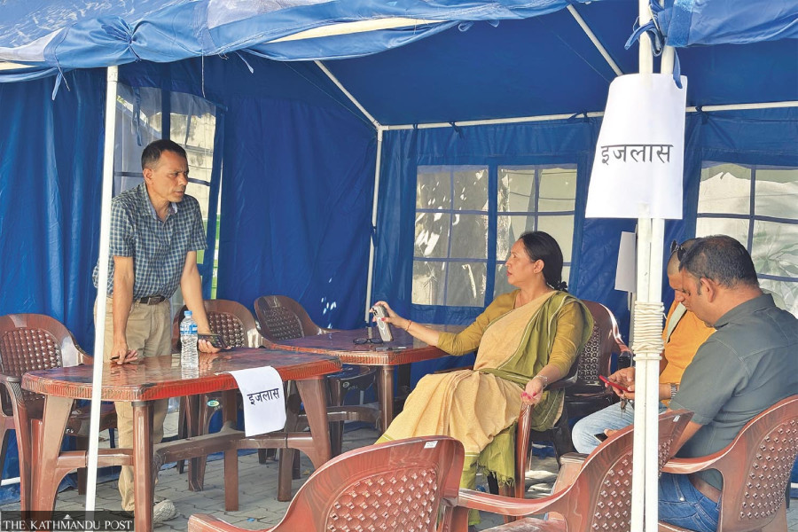 Destroyed municipal offices struggle to restore services