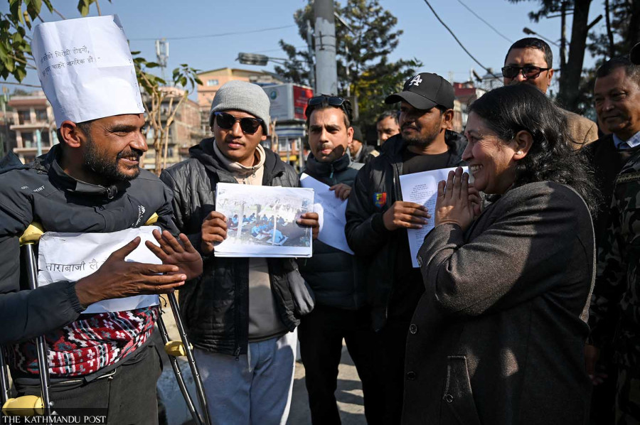 Chapagain ends Maitighar protest after education minister’s pledge to heed demands