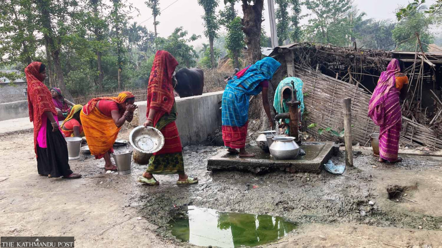 Water crisis makes life difficult for Musahars in Saptari