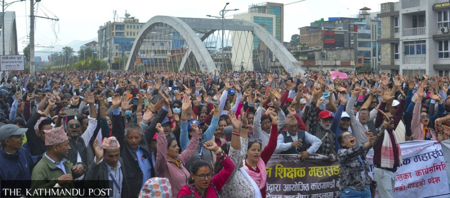 NHRC urges swift resolution of teachers’ protest