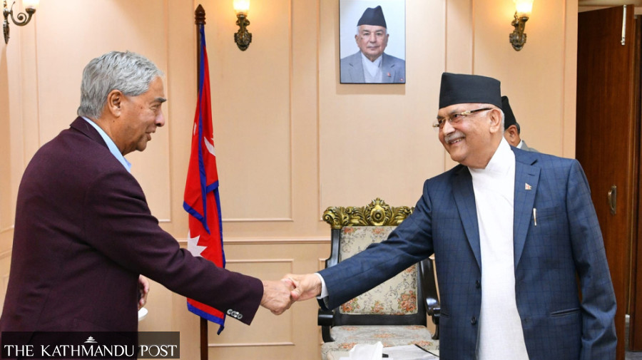 Deuba rules out possibility of Nepali Congress quitting Oli government