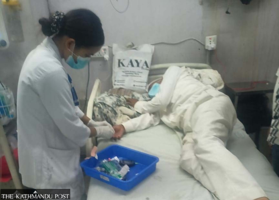 Diktel mayor hospitalised during indefinite hunger strike