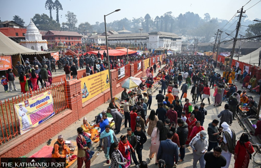 Colourful Shivaratri celebration on jampacked Pashupati premises