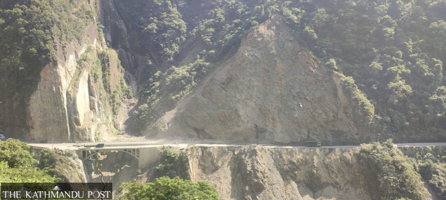 Authorities urge public to avoid Narayanghat-Muglin road and Prithvi Highway amid landslide risk