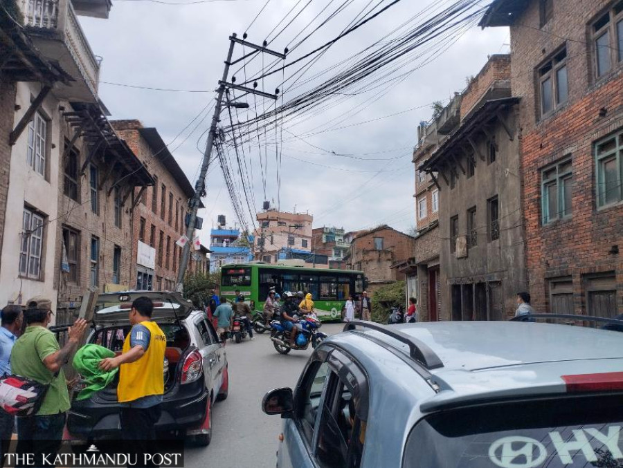 Koshi Province minister’s vehicle knocks down girl in Lalitpur