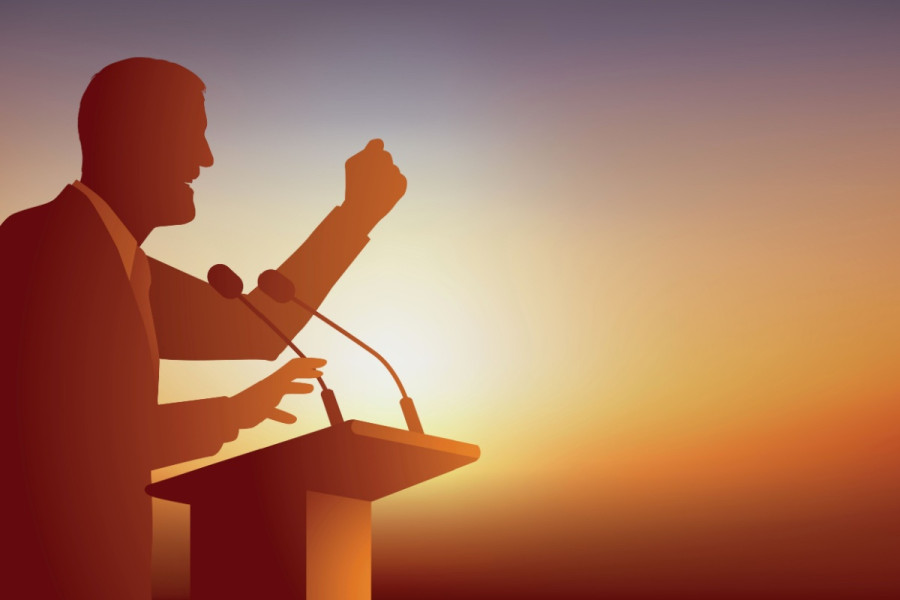 Teaching language to politicians