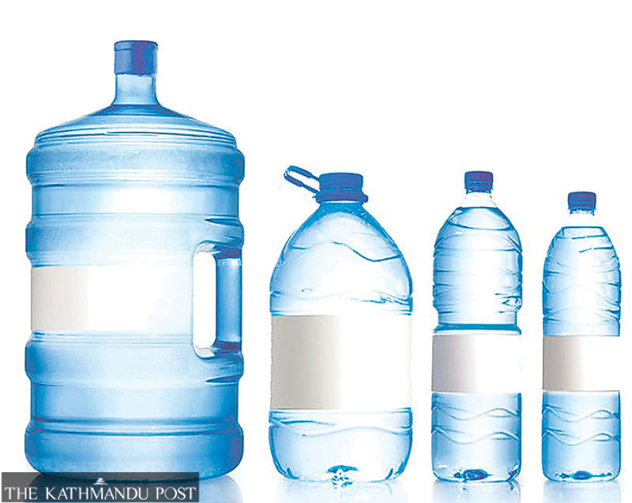 Premium water, free germs