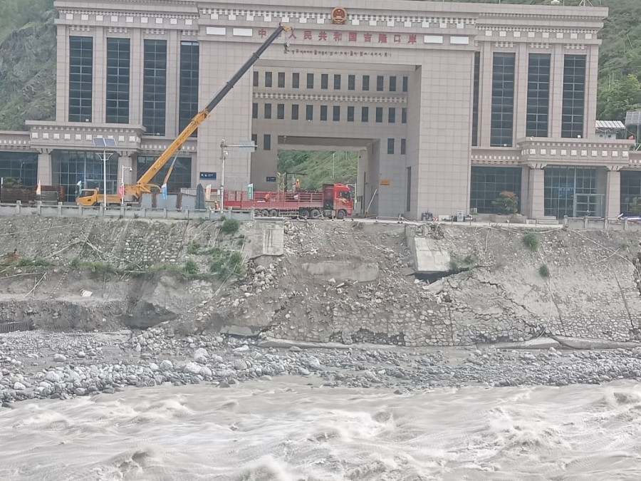 Temporary bridge at Rasuwagadhi will be ready before Dashain, officials say