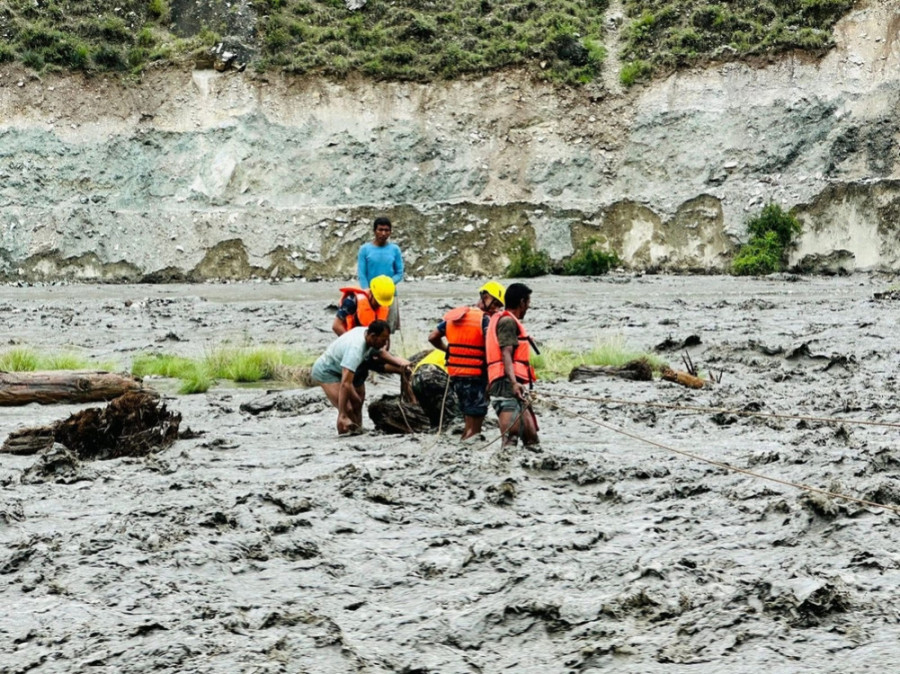 Four rescued from swollen Thuli Bheri river in Dolpa