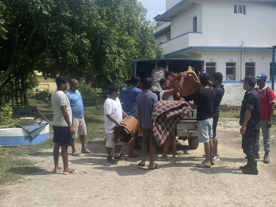 Rupandehi civil society rallies to repair offices damaged during protests