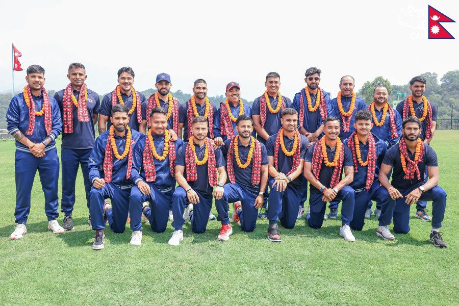 Nepal cricketers leave for UK tour en route to League 2 tri-series