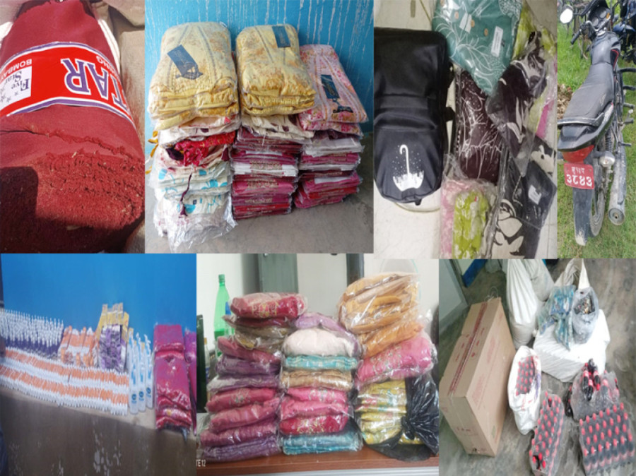 Rupandehi police seize smuggled goods worth over Rs126 million in a year