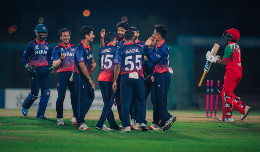 Nepal thrash Oman by 38 runs to remain unbeaten in T20 World Cup Qualifier