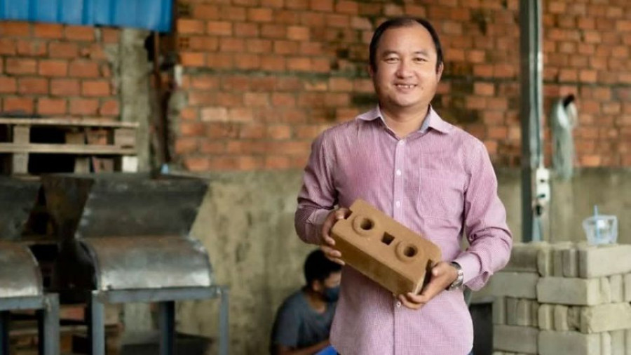 Transforming waste into construction gold: Cambodian company build winning formula