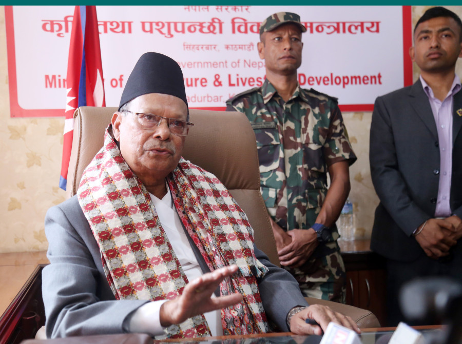 Climate and agriculture expert Pariyar takes charge of agriculture ministry
