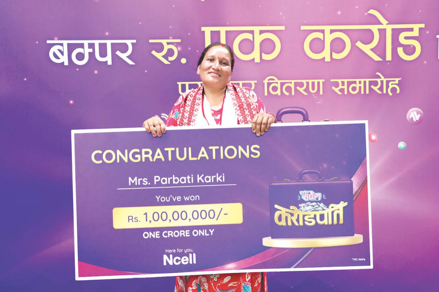 Ncell Crorepati scheme marks a rare turn of fortune for Parbati Karki